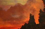 Jules Tavernier Kilauea Caldera, Sandwich Islands, oil